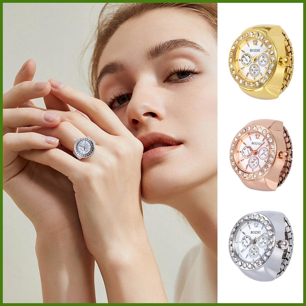Nhẫn Đồng Hồ Kim Phong Cách Vintage Thời Trang Dành Cho Nam Và Nữ