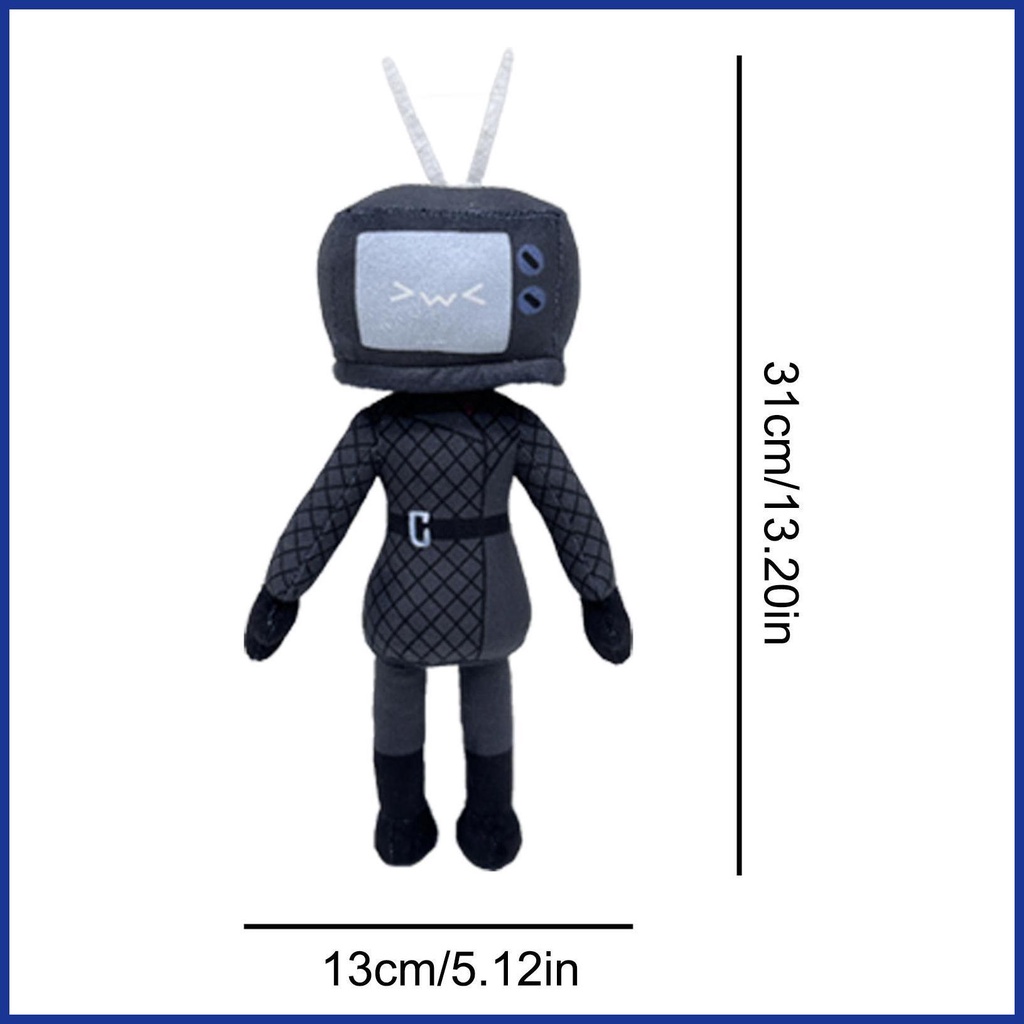 Skibidi Thú Nhồi Bông Hình Người Đàn Ông / tv Vệ Sinh Titan Mới