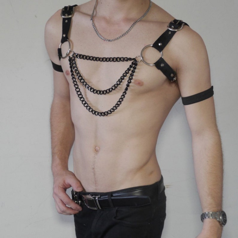Áo Nịt Ngực corset Bằng Da Quyến Rũ Cho Nam
