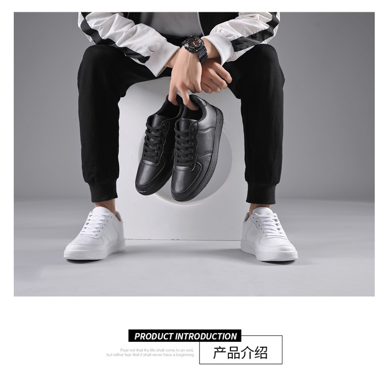 Giày Thể Thao Trắng Cỡ 36-48 45 46 47 48 Thời Trang Công Sở Cho Nam