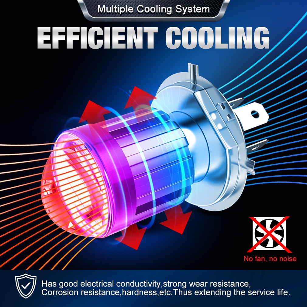 Đèn Pha Siêu Sáng h4 h6 ba20d ac dc12v-80v 8000lm Hai Màu Chất Lượng Cao Dành Cho Xe Máy