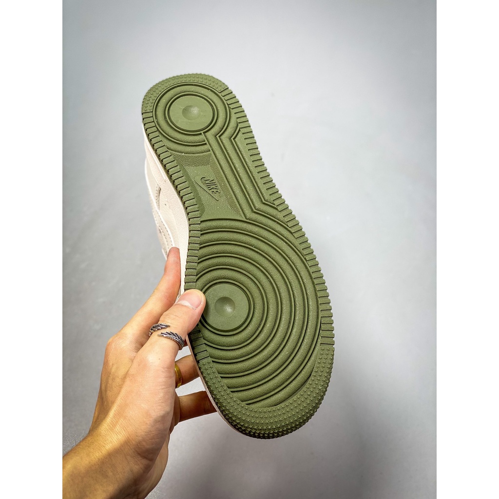 Undefeated x nk air force 1 low beige white green casual shoes un1315-600 36-45