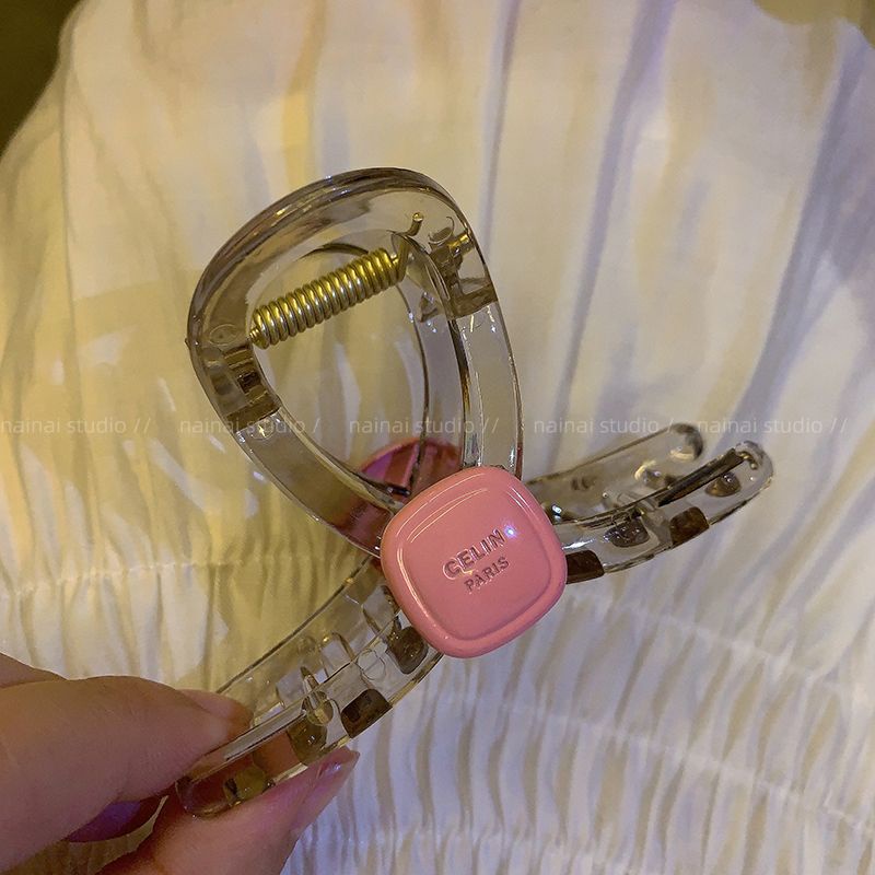 Kẹp Tóc Hình Cá Mập / Chữ Love Màu Hồng Ngọt Ngào Cho Bé Gái Mã 2023