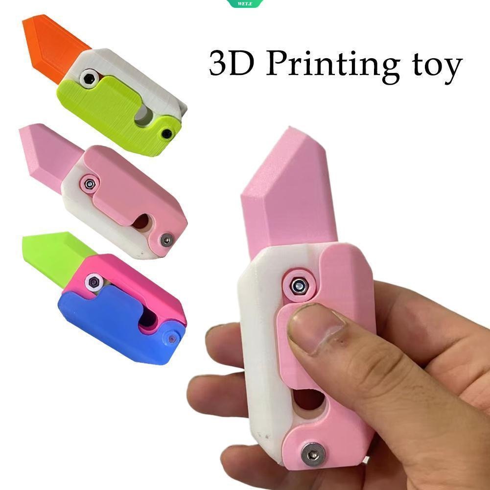 Mini 3d in gravity jump small radish knife student prize mặt dây chuyền giải nén món quà đồ chơi cho bé trai 2023 dao đồ chơi mô hình mới