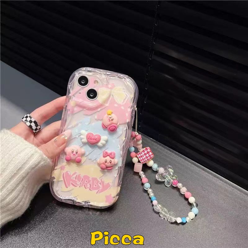 Ốp Điện Thoại Mềm Hình Búp Bê kirby 3d Cho iphone 15 7 8 plus 15 11 13 12 14 pro max 6 6s x xs max se 7plus xr 3d