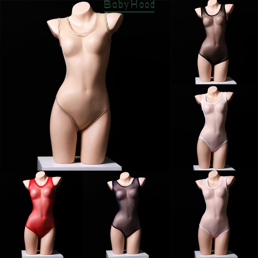 Womens See-through Stockings Stretch Bodysuit High Cut Mesh Sheer Nightwear#BBHOOD