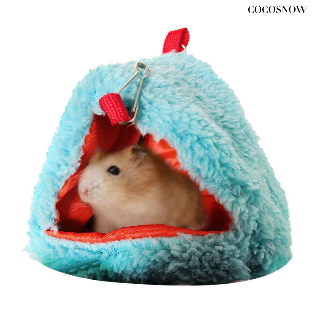 Boat bucket shaped hamster house treo túi ngủ nest đồ dùng cho thú cưng