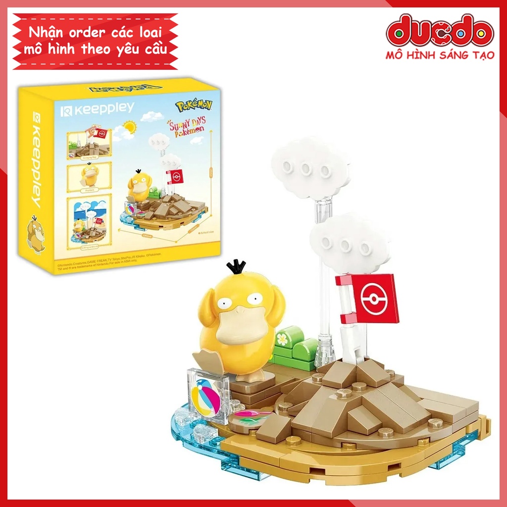 Keeppley K20223 Lắp ghép Pokemon - Đồ chơi Xếp hình Mô hình Pikachu
