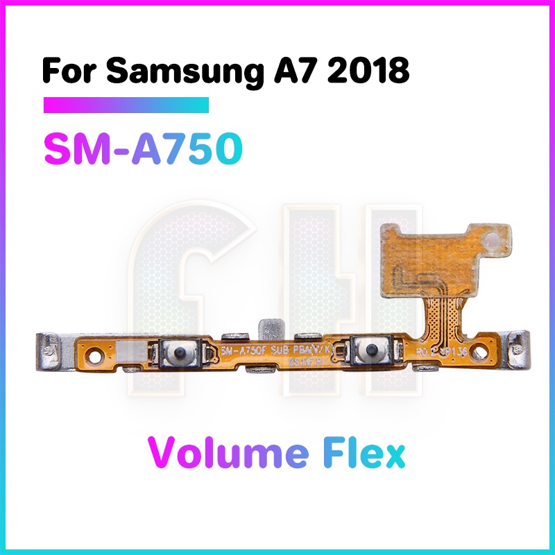 Nút âm lượng nguồn linh hoạt cho samsung galaxy a6 a8 a7 plus 2018 bật tắt phím tắt nút tắt tiếng ribbon flex cable
