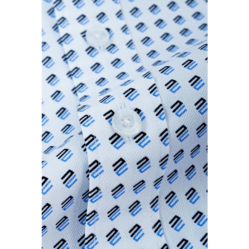 Áo Sơ Mi Nam Tay Ngắn In Họa Tiết , thời thượng, lịch lãm, chỉn chu John Henry - WS23FH25P-SDBB