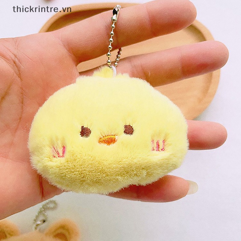 Thi phim hoạt hình nhồi bông chìa khóa sang trọng mềm mại dễ thương dòng động vật thỏ ếch búp bê móc khóa ba lô mặt dây chuyền đồ trang trí cô gái quà tặng vn