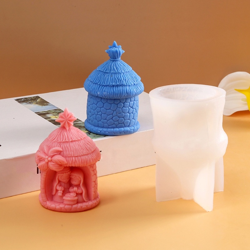 Khuôn silicone Làm Nến Bằng Nhựa epoxy Có Thể Tái Sử Dụng