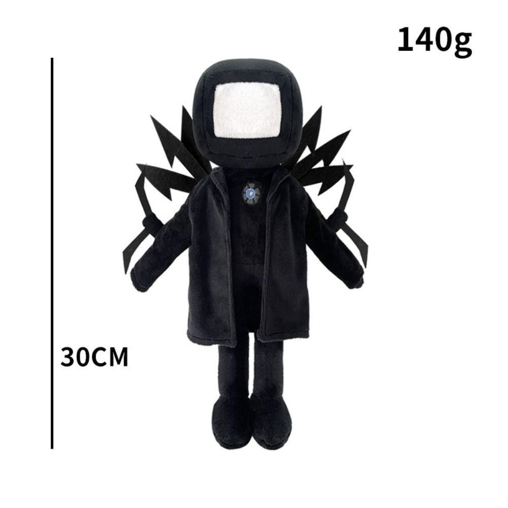 Layor1 man plush toy, toilet man cartoon doll búp bê skibidi, gift tv man stuffed toy men