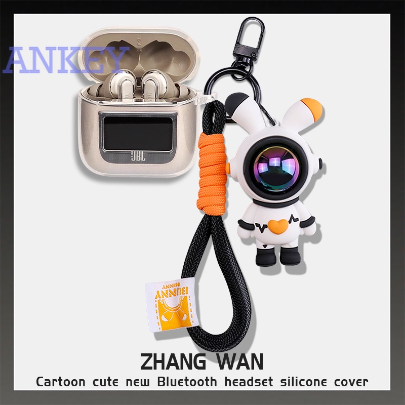 Vỏ Bảo Vệ Hộp Sạc Tai Nghe bluetooth jbl tour pro 2 pro2 Bằng Silicon Họa Tiết Hoạt Hình Dễ Thương