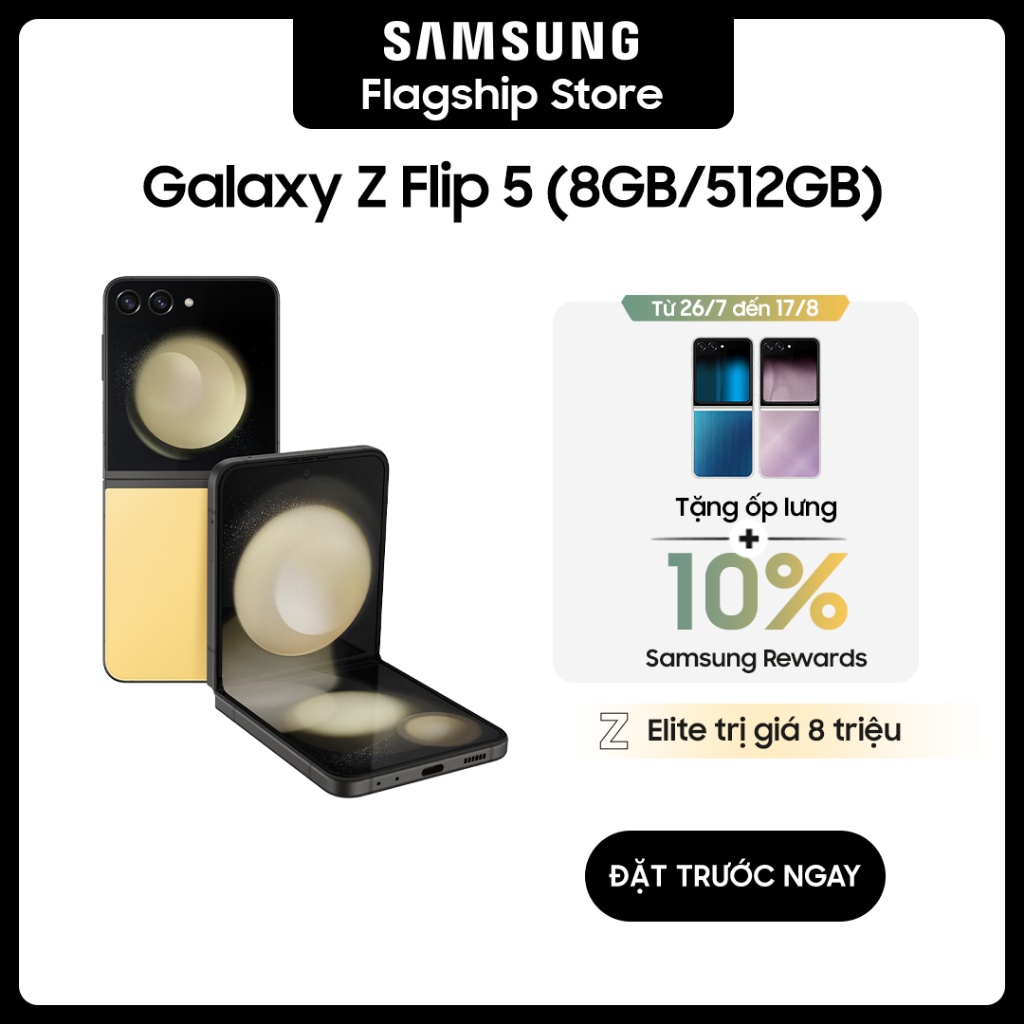 Điện thoại Samsung Galaxy Z Flip 5  - Độc quyền online