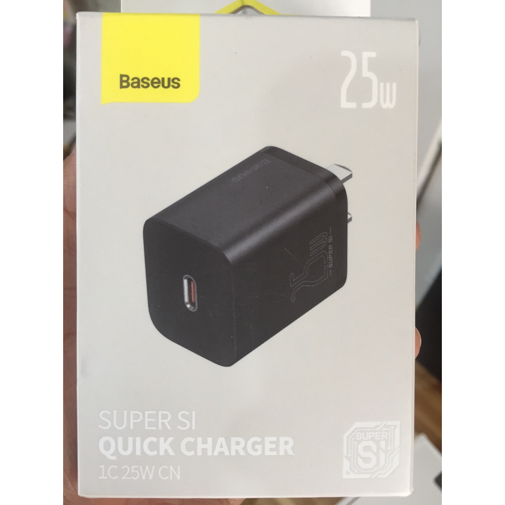 Củ sạc siêu nhanh Samsung 25W thương hiệu Baseus , Sạc nhanh Samsung A23 A33 A34 A53 A54 M53 A73 S21 S22