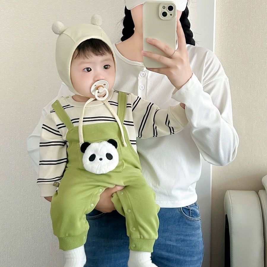 BODY PANDA XANH YẾM LIỀN COTTON