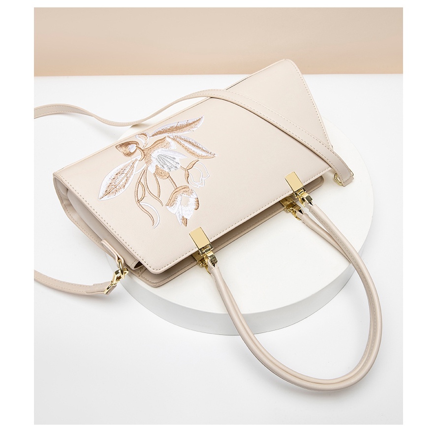 Túi thêu phong cách trung quốc nữ phong cách mới túi xách messenger dưới cánh tay túi mẹ trung niên gửi quà sinh nhật granny cou7777-2701