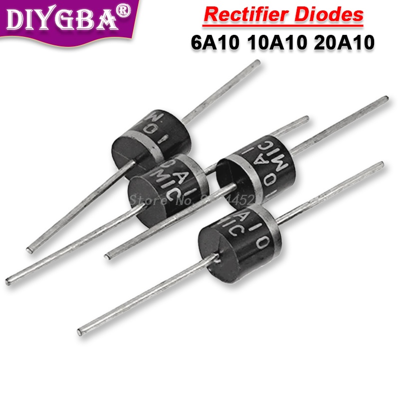 20 cái 10a10 6a10 20a10 r-6 dip 6a 10a 20a 1000v diode chỉnh lưu hướng trục điện