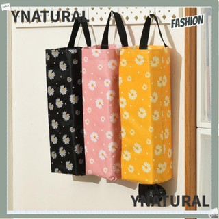YNATURAL Home Trash Hanging Storage Kitchen Wall Mounted Garbage Bag Organizer Garbage Plastic Bags Dispenser Organization Grocery Holder/Multicolor