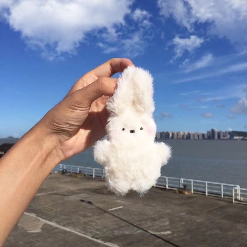 ✿ Móc Khóa Thỏ Bông 8cm Dễ Thương