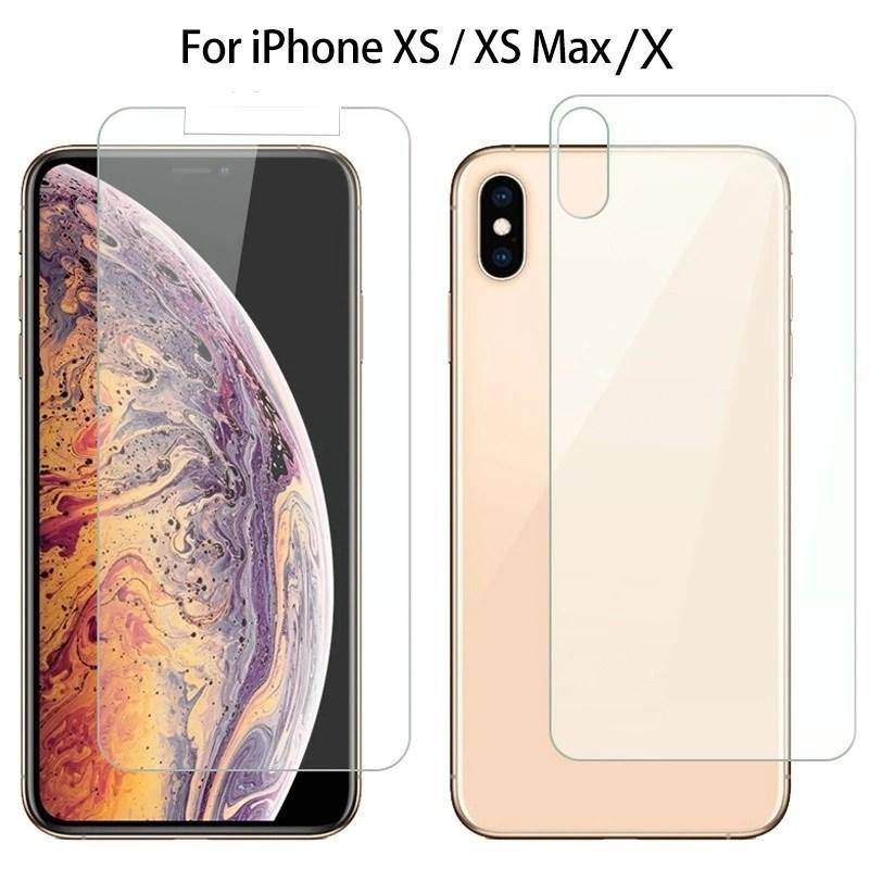Kính cường lực bảo vệ mặt trước + mặt sau cho iphone 11 pro xs max x xr 7 8 plus chất lượng cao bảo vệ màn hình kính dán phim cho iphone 5 5s se 2020 2022 2016