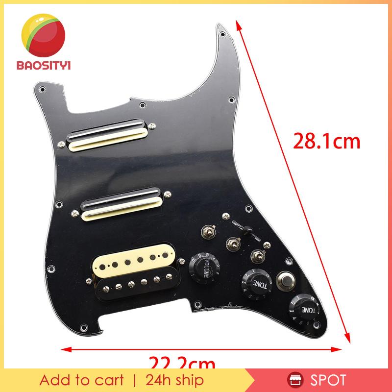 Guitar pickguard pickup chuyên nghiệp bền cho guitar điện acoustic màu đen