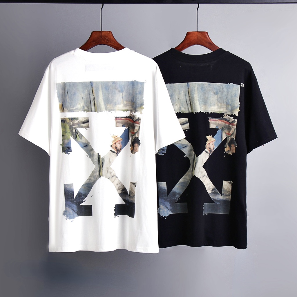 Áo phông OFFWHITE cao cấp nam nữ áo thun quần t-shirt OW galaxy OFF-WHITE đen trắng