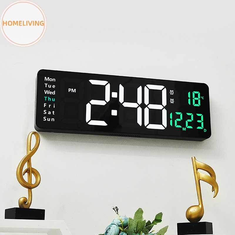 Đồng Hồ Điện Tử led Kỹ Thuật Số Treo Tường / Để Bàn Trang Trí Phòng Khách vn