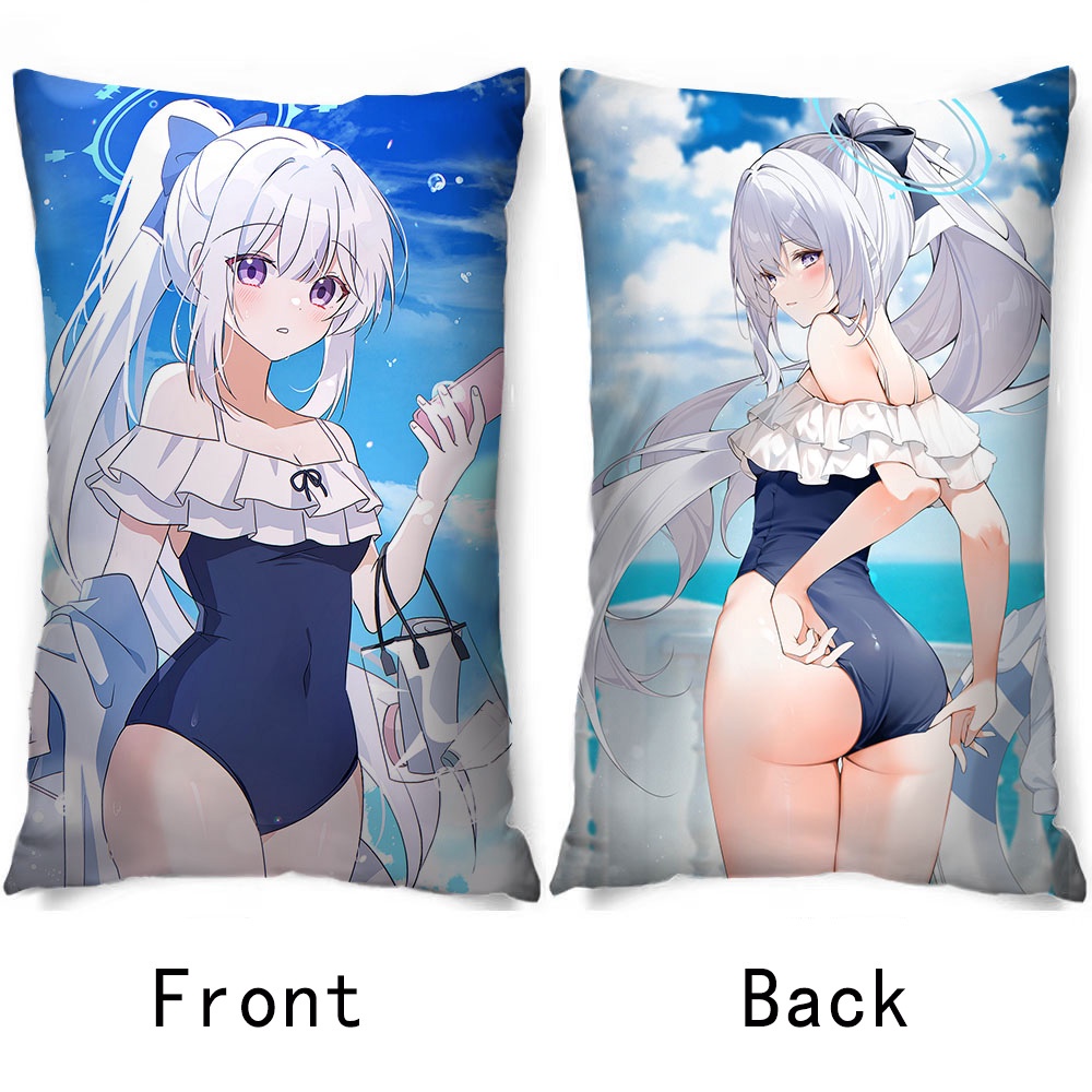 Trò chơi anime blue archive tsukiyuki miyako áo gối hình chữ nhật vỏ gối đệm