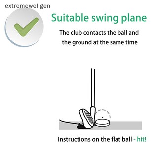 [extremewellgen] Golf flat ball swing practice balls golf portable flat golf balls training balls llf