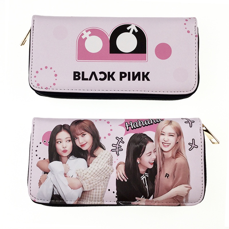 Blackpink Ví Cầm Tay Đa Năng Có Khóa Kéo In Hình Ngôi Sao Xinh Xắn Cho Nam Và Nữ