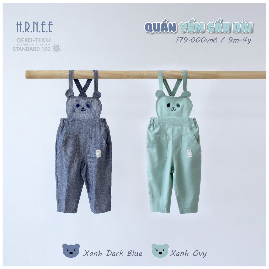 Quần yếm gấu dài