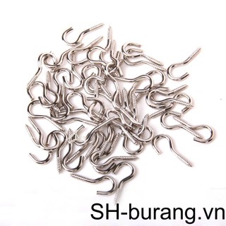 50 cái móc vít mắt bạc