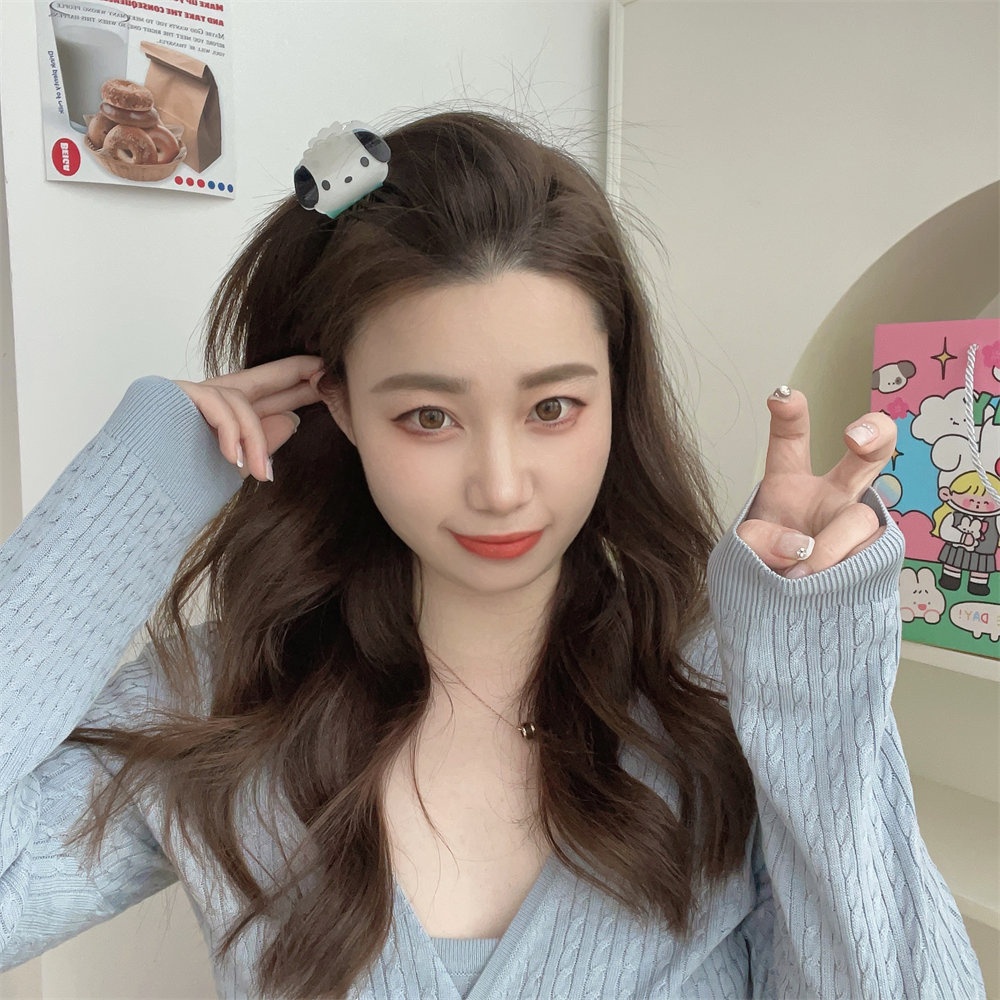 ☢ Kawaii Sanrio Shark Clip Giai Điệu Kuromi Anime Kẹp Tóc Nhỏ Cô Gái Dễ Thương Kẹp Tóc Kawaii Phụ Kiện Mũ Đội Đầu Học Sinh Quà Tặng Bé Gái