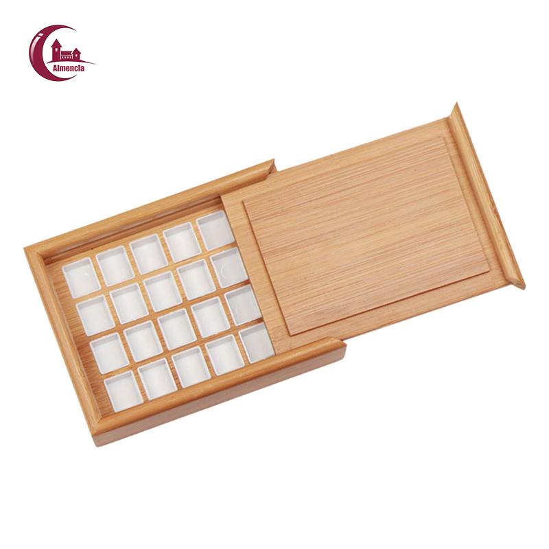 Hộp đựng màu nước ALMENCLA rỗng dùng vẽ tranh sơn dầu nghệ thuật cho trường họa sĩ
