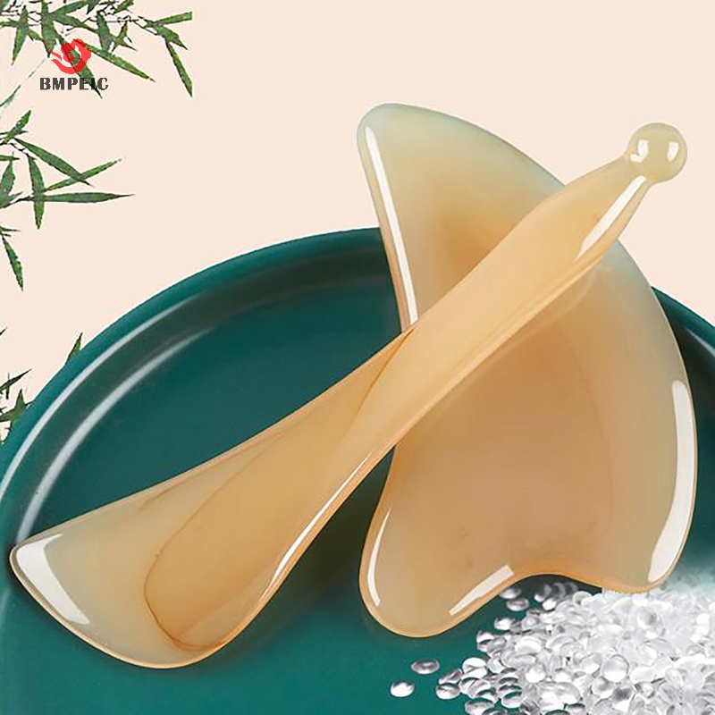 Miếng massage gua sha BMPEIC bằng nhựa resin cạo da mắt/ khuôn mặt cho spa