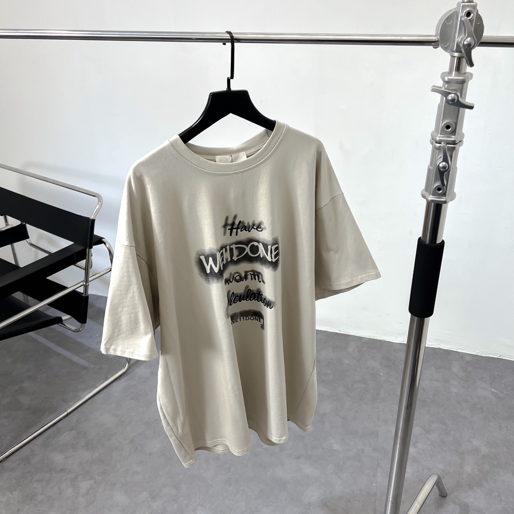 Áo thun phông chất liệu 100% cotton form rộng unisex WELL DONE cao cấp TSS9106 by COCCACH