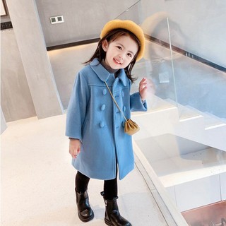 2023 new style girls phong cách Áo khoác dạ bé gái siêu xinh chất đẹp