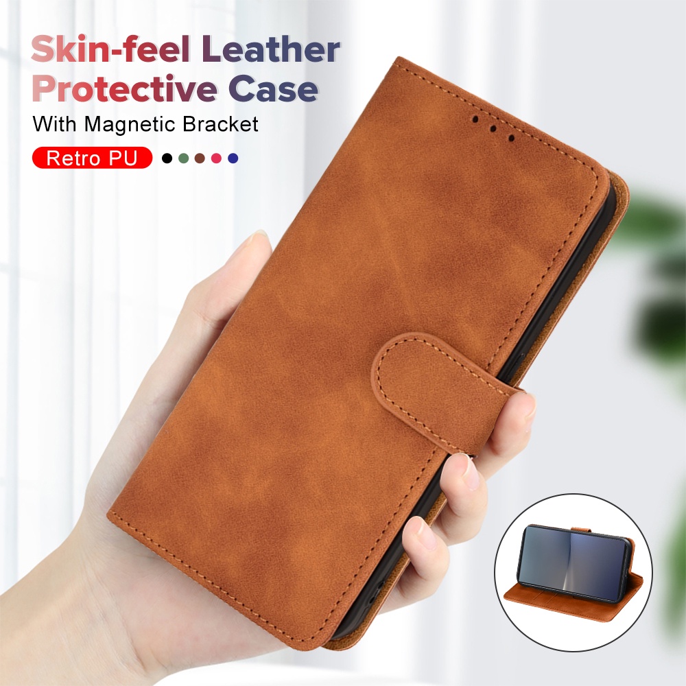 ​Bao da nắp gập từ tính cho sony xperia 10 v xperia1 v xperia 5 v 10v 5v khe cắm thẻ giá đỡ fundas