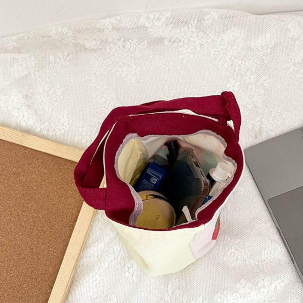 UUMIR xách tote UUMIR kẹp nách sức chứa lớn màu trơn in hoạt hình cho nữ