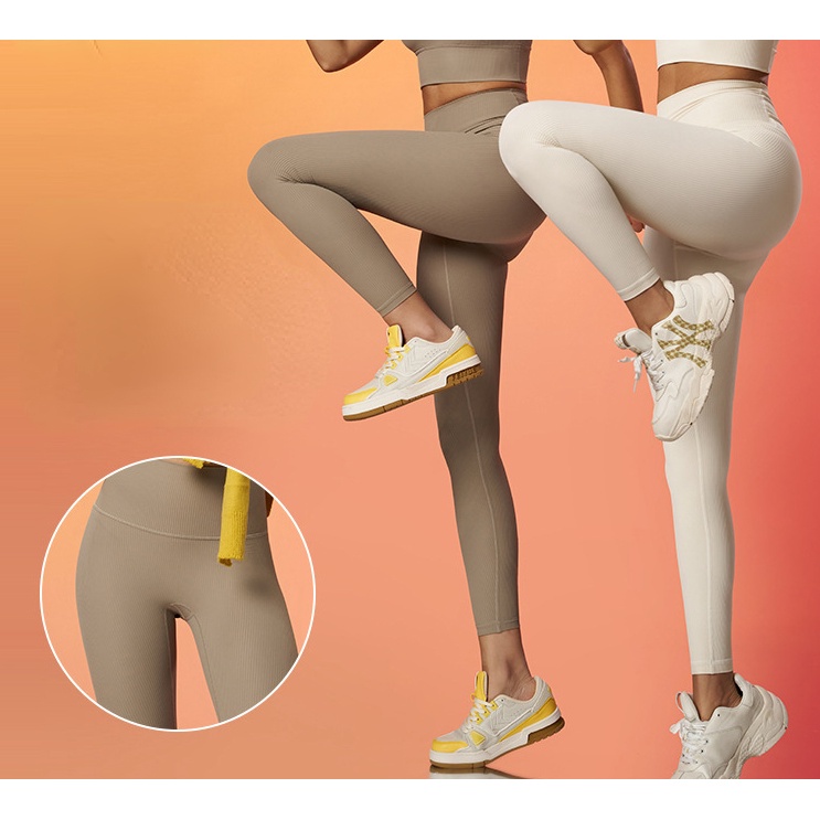 Quần yoga thể thao cạp cao-tăng gân