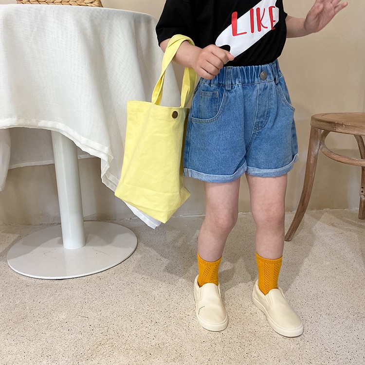 Quần đùi jean bé gái từ 8-35kg quần bò mềm chính hãng Ambb Kids mã K057