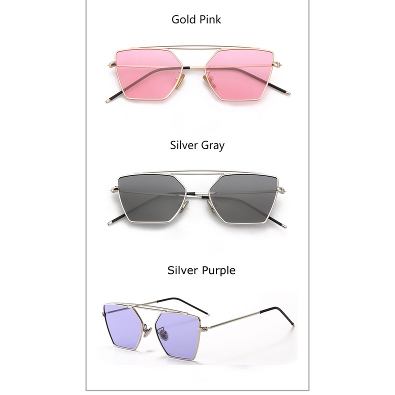 Kính Mát Phân Cực Chống Tia UV400 Gọng Kim Loại Thời Trang Cho Bé