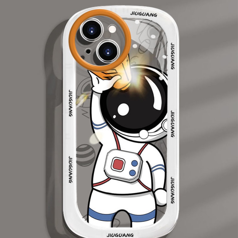 Ốp Điện Thoại TPU Hình Phi Hành Gia Cho IPhone 14 Pro Max 13 Peo Max 11 12 Pro Max XS X XR SE 2020 6S 8 7 Plus