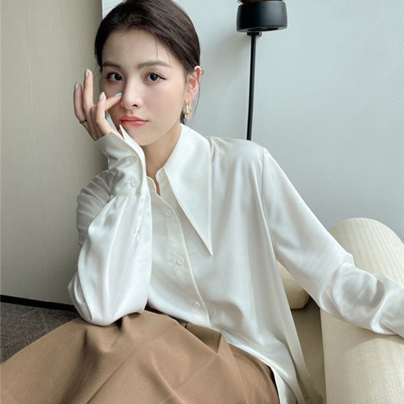 IELGY Áo Sơ Mi Cao Cấp Phong Cách Pháp Nhẹ Nhàng IELGY  drunk Cho Nữ