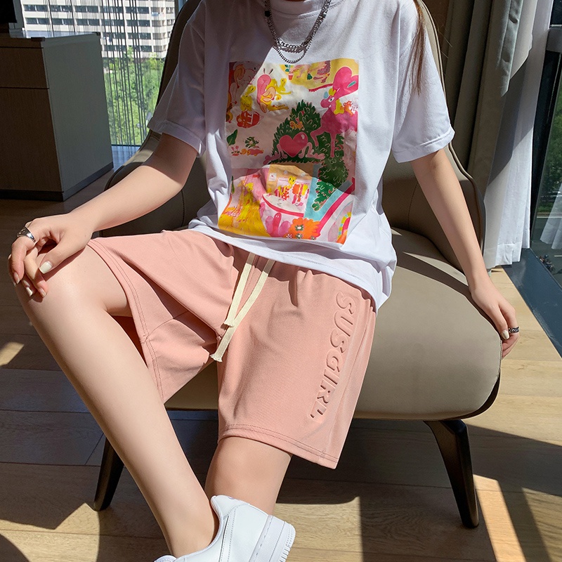 NRVP Quần Short Thể Thao Dáng Rộng Phong Cách Thời Trang Hàn Quốc