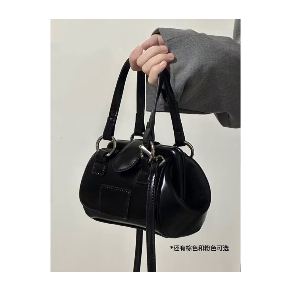 Túi Xách mini Cài Khóa Kim Loại Phong Cách Retro Thời Trang Mới 2022 Cho Nữ