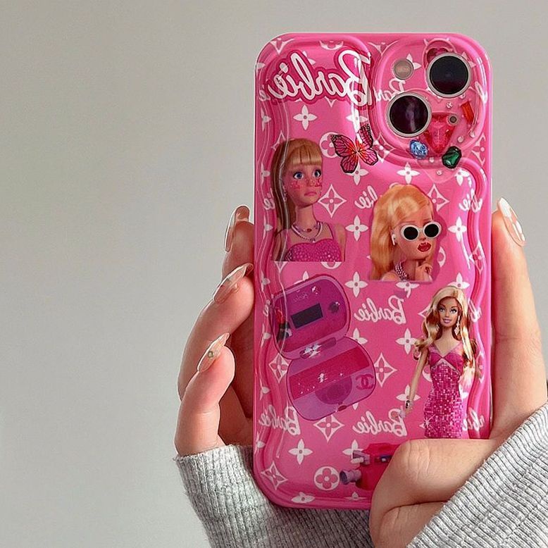 Ốp Điện Thoại Chống Sốc In Hình Búp Bê Barbie Cho Iphone 11promax 12pro 8plus xsmax 14promax 14 11 / 12 / 13 / XS / XR