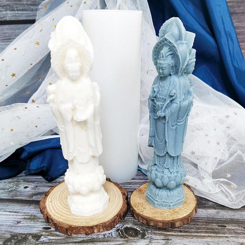 Khuôn Silicone Làm Tượng Phật Bằng Resin Epoxy DIY